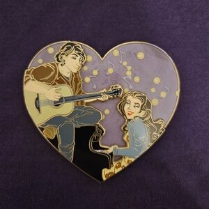 "Camp Rock Shane & Mitchie Heart" Fantasy Pin